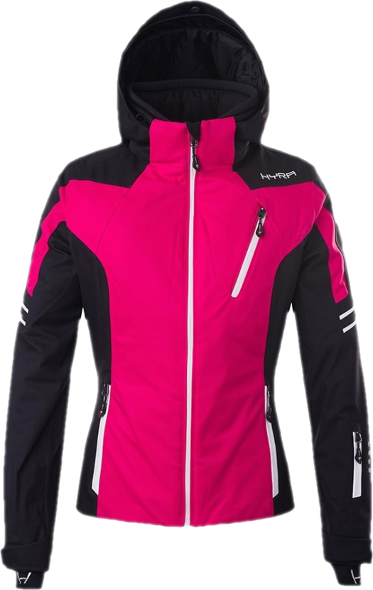 Hyra Kurtka narciarska "Les Deux Alpes" w kolorze różowo-czarnym rozmiar: 48