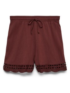 Vero Moda Szorty w kolorze bordowym rozmiar: M