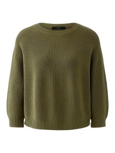 Oui Sweter w kolorze khaki rozmiar: 36