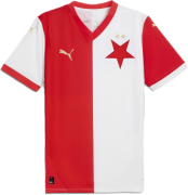Męska koszulka domowa SK Slavia Praga 24/25 PUMA White Red