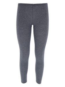 COTONELLA Legginsy w kolorze szarym rozmiar: M