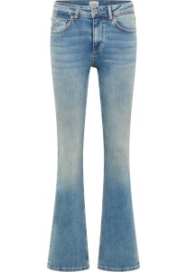 Damskie Spodnie Jeansowe Mustang Style Shelby Slim Boot Denim Blue 1016202 5000 421