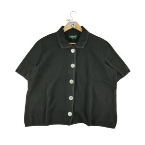 Second life - Damski czarny sweter - Jak nowy