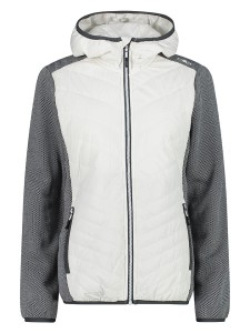cmp Kurtka hybrydowa w kolorze biało-szarym rozmiar: 40