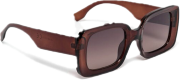 JENNY Okulary przeciwsłoneczne 4WF-015-SS24 Brązowy