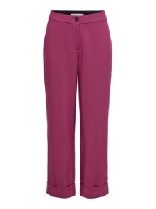 ONLY Spodnie materiałowe Casey 15338822 Fioletowy Cropped Fit