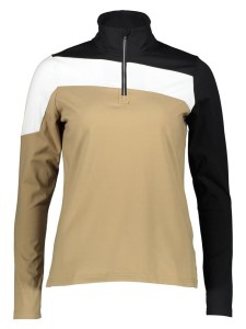 Killtec Koszulka funkcyjna "KSW 258" w kolorze jasnobrązowo-biało-czarnym rozmiar: 40