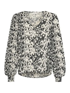 Kaffe Bluzka w kolorze czarno-kremowym rozmiar: 42
