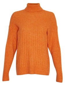 MOSS COPENHAGEN Sweter "Lamaia Hope" w kolorze pomarańczowym rozmiar: M/L