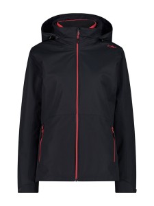 cmp Kurtka funkcyjna 3w1 w kolorze czarno-czerwonym rozmiar: 34