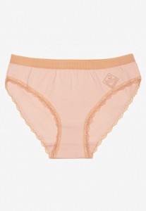 Różowe Majtki z Bawełny Typu Figi Pilliora