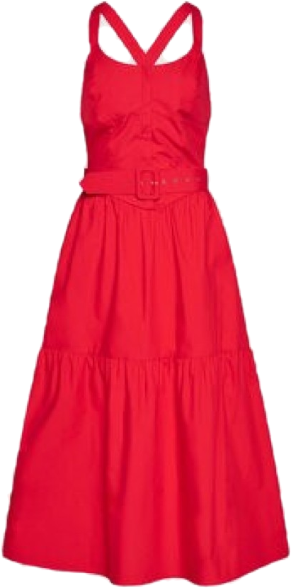 Fracomina Sukienka codzienna FR22SD2008W40001 Czerwony Regular Fit
