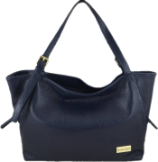 Shopperka skórzana BARBERINI'S 987-4 granatowa