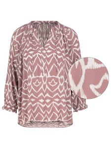 Eight2Nine Bluzka w kolorze szaroróżowym rozmiar: S