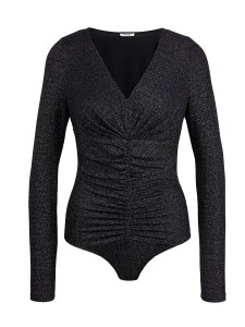 orsay Bluzka-body w kolorze czarnym rozmiar: S