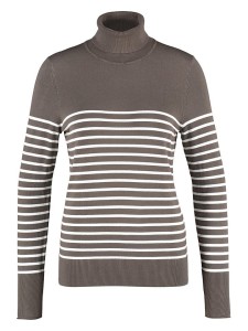 TAIFUN Sweter w kolorze szaro-białym rozmiar: 40