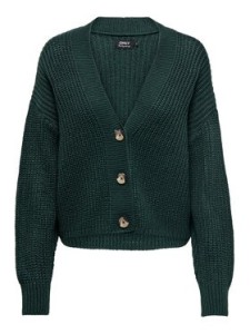 ONLY Kardigan 15211521 Zielony Regular Fit