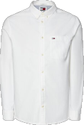 Tommy Jeans Koszula Oxford DM0DM18335 Biały Regular Fit