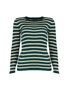 trendyol Sweter w kolorze ciemnozielono-kremowym rozmiar: M