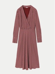 Tatuum Sukienka koszulowa Debera T2422.197B Czerwony Regular Fit