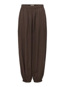ONLY Spodnie materiałowe Scarly 15380514 Brązowy Relaxed Fit