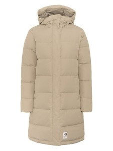 KARI TRAA Płaszcz puchowy "Kyte" w kolorze szarobrązowym rozmiar: XS