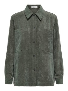 JDY Koszula sztruksowa w kolorze szarym rozmiar: XL