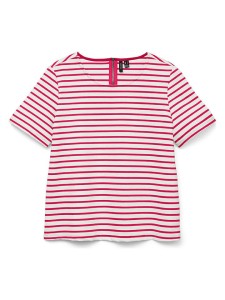 Vero Moda Bluzka w kolorze czerwono-białym rozmiar: L