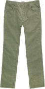 WRANGLER GREENSBORO MĘSKIE SPODNIE MATERIAŁOWE SZTRUKSOWE SZTRUKS DUSTY OLIVE 112356861 W15Q018011