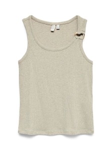 Vero Moda Top w kolorze beżowym rozmiar: M