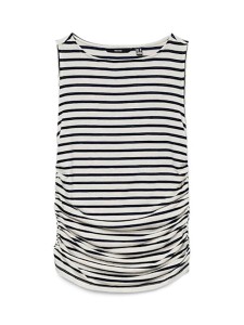 Vero Moda Top w kolorze biało-czarnym rozmiar: S