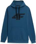 4F Bluza 4FAW23TSWSM694 Granatowy Regular Fit