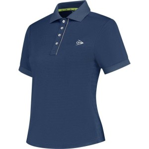 Koszulka sportowa damska Dunlop Club Polo z kołnierzykiem