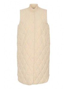 Kaffe Kamizelka "Lorena" w kolorze beżowym rozmiar: 38