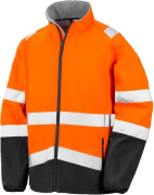 Ochronna Męska Kurtka Softshell Z Nadrukiem
