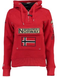 Geographical Norway Bluza "Gymclass" w kolorze czerwonym rozmiar: L