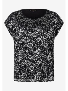 More & More Bluzka w kolorze czarno-szarym rozmiar: 40