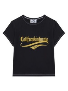Juicy Couture T-Shirt JCNCT225460 Czarny Regular Fit