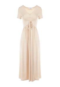 Jasnobeżowa Sukienka Ionene