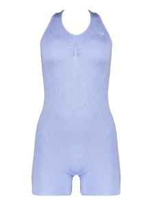 Gymshark Kombinezon "Adapt Animal" w kolorze fioletowym rozmiar: M