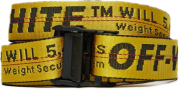 Off-White Pasek Męski OMRB012R21FAB0011810 Żółty