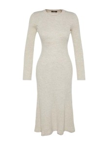 trendyol Sukienka w kolorze kremowym rozmiar: XS