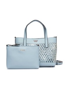 Guess Torebka Letty Mini HWPG99 11750 Niebieski jasny