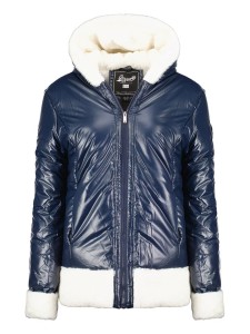 Geographical Norway Kurtka zimowa "Babylouno" w kolorze granatowym rozmiar: L