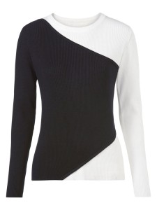 Heine Sweter w kolorze czarno-białym rozmiar: 48