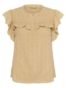 CULTURE Bluzka w kolorze beżowym rozmiar: M