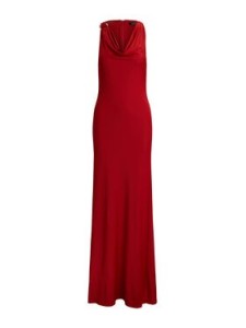 LAUREN RALPH LAUREN Sukienka wieczorowa 253971057002 Czerwony Slim Fit