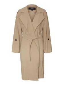 Vero Moda Trencz Bella 10252979 Beżowy Relaxed Fit