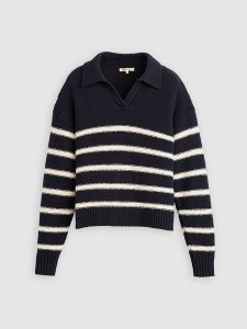 Levi's Sweter w kolorze granatowo-białym rozmiar: L