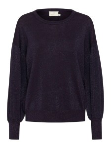 Kaffe Sweter "Regina" w kolorze fioletowym rozmiar: XL